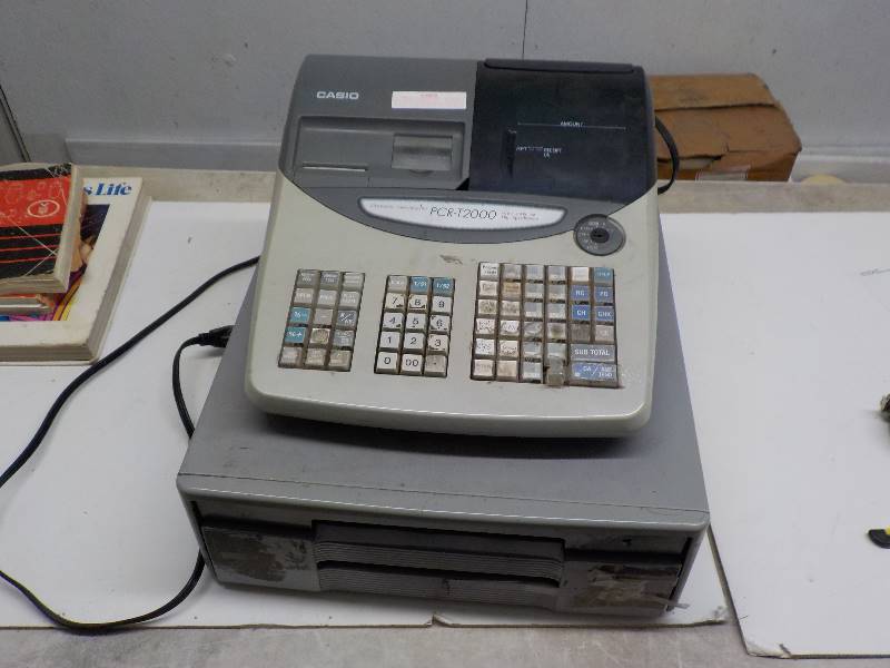 lot 3725 image: casio cash register