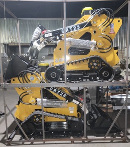 lot 1856 image: 2024 Unused AGT CRT23 Mini Skid Steer Loader - Stand On - 23HP