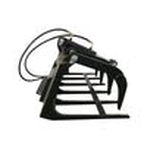 lot 1880 image: 2024 Unused 39 Hydraulic Grapple - Mini Skid Steer Wood Grabber  M-HGB