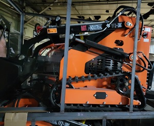 lot 1921 image: 2024 Unused AGT YF2-380 Stand On Skid Steer Loader, 23HP