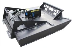lot 1902 image: 2024 Unused 72 Hydraulic Rotary Skid Steer Brush Cutter Retail $5599