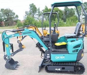 lot 2007 image: 2024 Unused AGROTK QK16R Mini Excavator 1.5 Ton 20HP