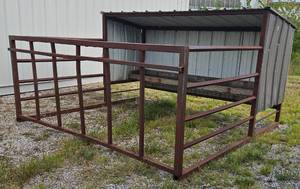 lot 1859 image: Calf Creep or Small Animal Feeder 8ft 2in x 8ft 6in - Give Growing Calves or Other Animals Access to the Nutrition They Need to Increase Their Average Daily Gain and Weaning Weight