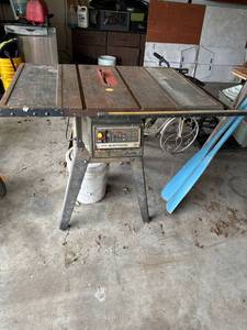 lot 23 image: 10 inch craftsman electronic tablesaw