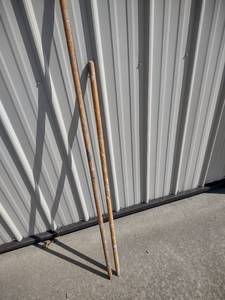 lot 1059 image: two wood handles
