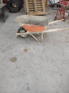lot 1107 image: metal wheelbarrow