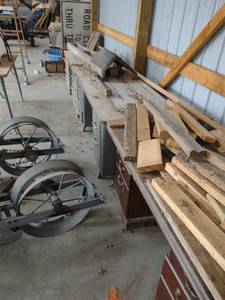 lot 1300 image: three desks with contents and whats on top