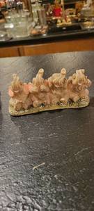 lot 2060 image: Five inch elephant statue