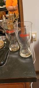 lot 2065 image: Two coors glasses