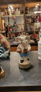 lot 2127 image: Elephant decanter missing top