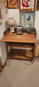 lot 2157 image: Serving cart contents not included