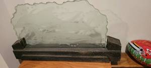 lot 2165 image: 15 12  26 glass dolphin picture.