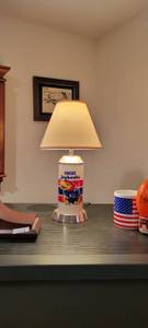 lot 2175 image: Kansas jayhawk lamp works