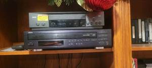 lot 2190 image: RCA VCR and Yamaha natural sound compact displayer.
