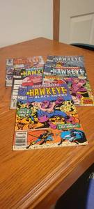lot 2246 image: 6 Hawkeye comics books. w