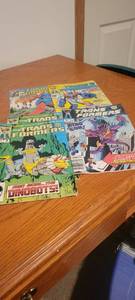 lot 2247 image: 5 transformer comic books.