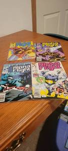 lot 2251 image: 7 alpha flight comic books.