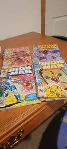 lot 2253 image: 18 Iron Man comic books.
