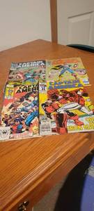lot 2255 image: Four captain america comic books