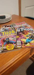 lot 2267 image: Nine Thor comic book