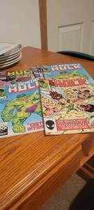 lot 2269 image: 7 incredible hulk comic books.