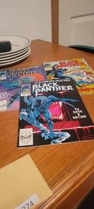 lot 2273 image: Three black panthers comic books
