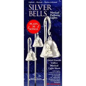 lot 2287 image: Silver Bells Musical Pathway Lights