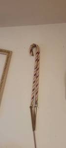 lot 2295 image: 2 wooden candy cane