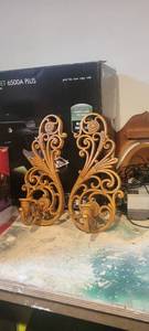lot 2309 image: 2 wall candle holders.