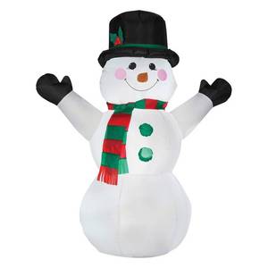 lot 2313 image: Snowman Airblown Lit D�cor