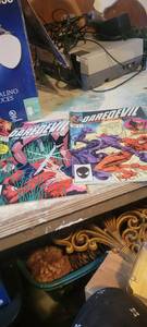 lot 2333 image: Two daredevil comic books