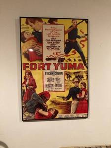 lot 3095 image: 24 x 36 fort Yuma movie poster