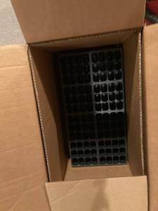 lot 3103 image: 3 boxes of garden starter trays