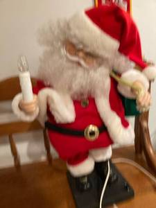 lot 3187 image: 22 12 Santa Claus light up untested
