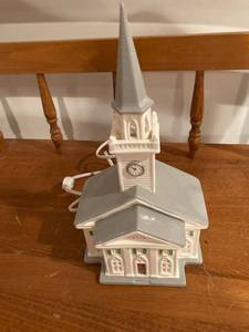 lot 3194 image: 12 12 inch village church untested