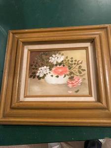 lot 3222 image: 18 x 16 painting needs reminded won��t stay in