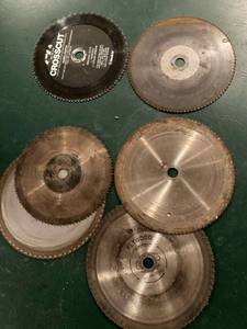 lot 3276 image: 6) used sawblades
