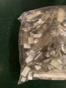 lot 3296 image: gallon bag of glass tile pieces (good for crafts