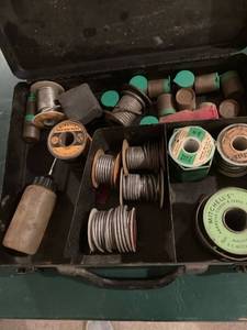 lot 3305 image: Miscellaneous soldering and little round sandpaper