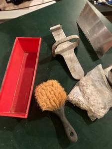 lot 3330 image: Miscellaneous, drywall, tile, brush, tools