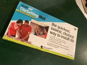lot 3335 image: sheets simple mat tile setting mat