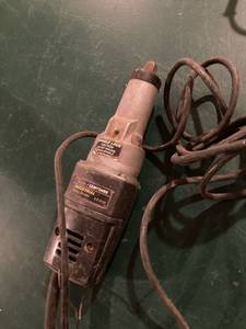 lot 3337 image: Sears craftsman industrial rotary grinder 2.5 A untested