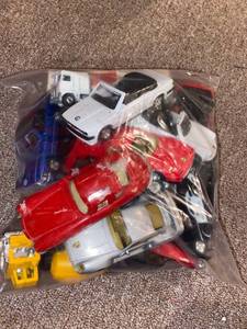 lot 4014 image: bag of classic car toys
