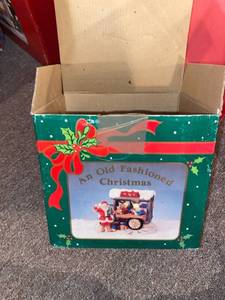 lot 4016 image: an old fashioned Christmas porcelain collectors item