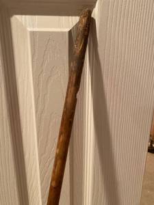 lot 4033 image: antique vintage wooden golf putter