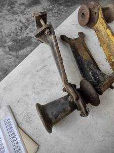 lot 1215 image: three pieces of farm equipment pieces