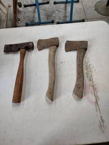 lot 1223 image: three hatchets