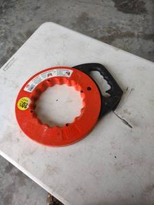 lot 1260 image: Gardner Bender cable snake 120 ft long by 18 inch