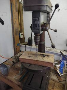 lot 1285 image: Mario drill press working