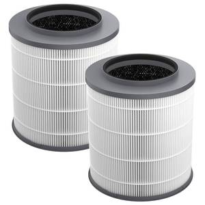 lot 20025 image: 2 PACK True HEPA Replacement Filter Compatible with Clorox 11030 & 11031 Air Purifier, Medium Room up to 1,000 Sq. Ft. 3-in-1 H13 True HEPA Filter (12030)